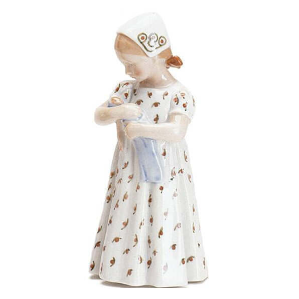 Royal Copenhagen / Mary con vestitino bianco / Figurina