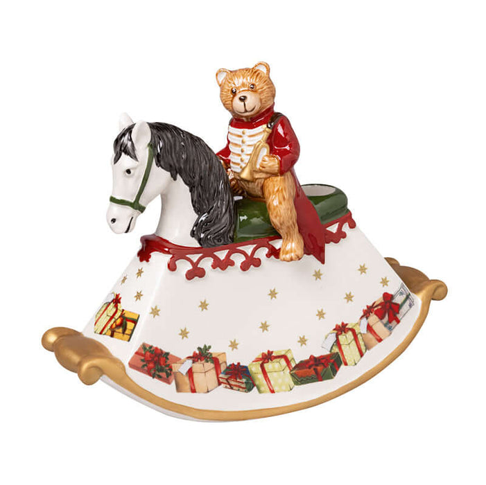 Villeroy e Boch / Christmas toys / Cavallo a dondolo in porcellana