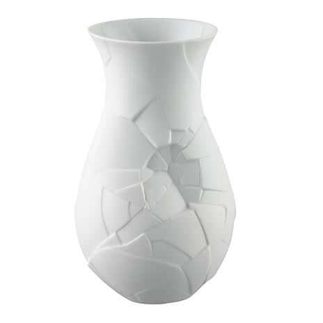 Studio-line / Vase of phases / Vaso bianco opaco Cm 21
