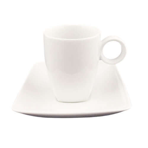 Vista Alegre / Carrè White / 12 tazze caffè con piattino