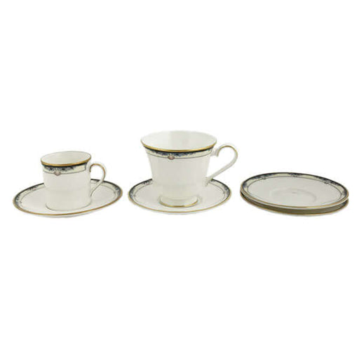 Royal Doulton / Rhodes / Tazza caffè con piattino Tazza tè con piattino 2 piattini senza tazze