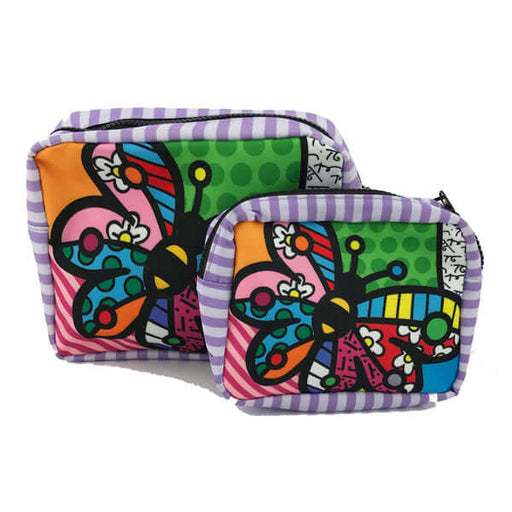 Romero Britto / Butterfly / Set 2 trousses