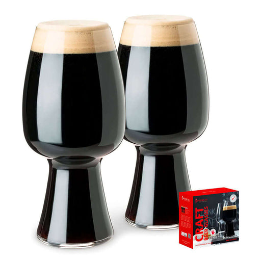 Spiegelau / Craft beer glasses Stout / Set 2 bicchieri birra