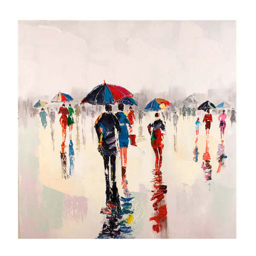 Agave / Colori nella pioggia / Tela / Quadro / Cm 100x100