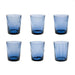 Galbiati / Tribeca / Set 6 bicchieri acqua assortiti color blu